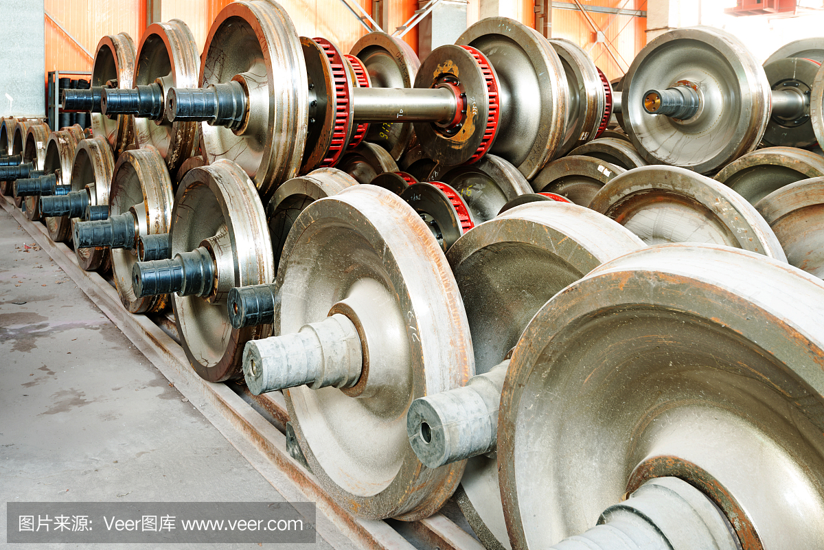 重工业工厂,生产钢质火车车轮